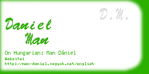 daniel man business card